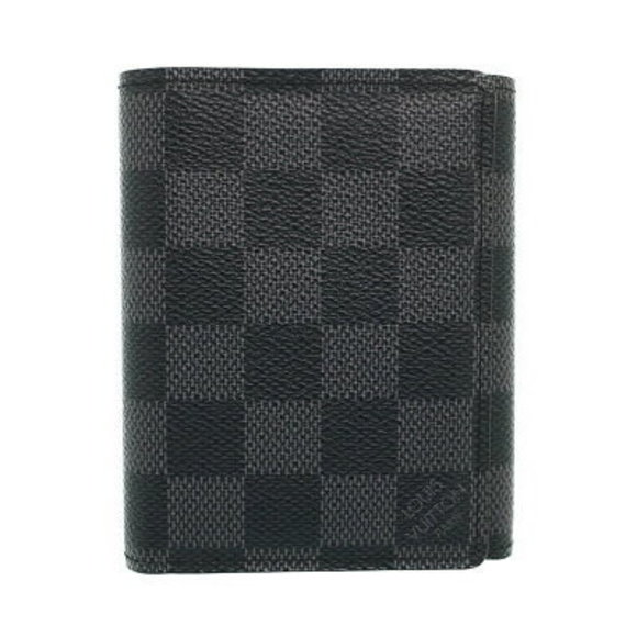 Louis Vuitton Damier Graphite Black Trifold Wallet - Picture 1 of 8